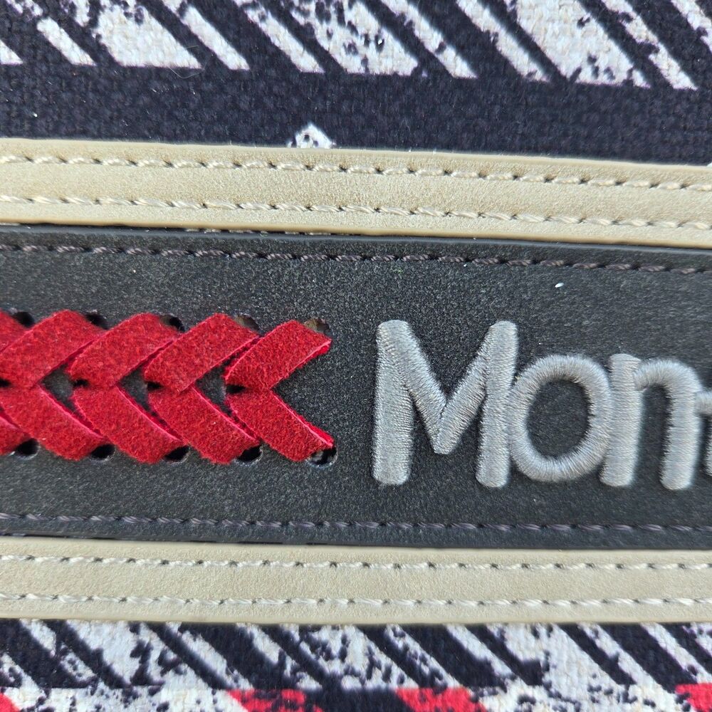 Montana West Aztec Canvas Tote Bag Western Boho Crossbody Black Red - Picture 3 of 8